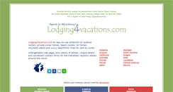 Desktop Screenshot of lodging4vacations.com